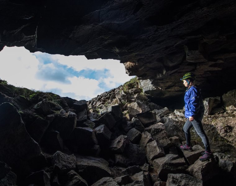 PRIVATE: Caving in Leidarendi – Lava Tunnel – Small Group