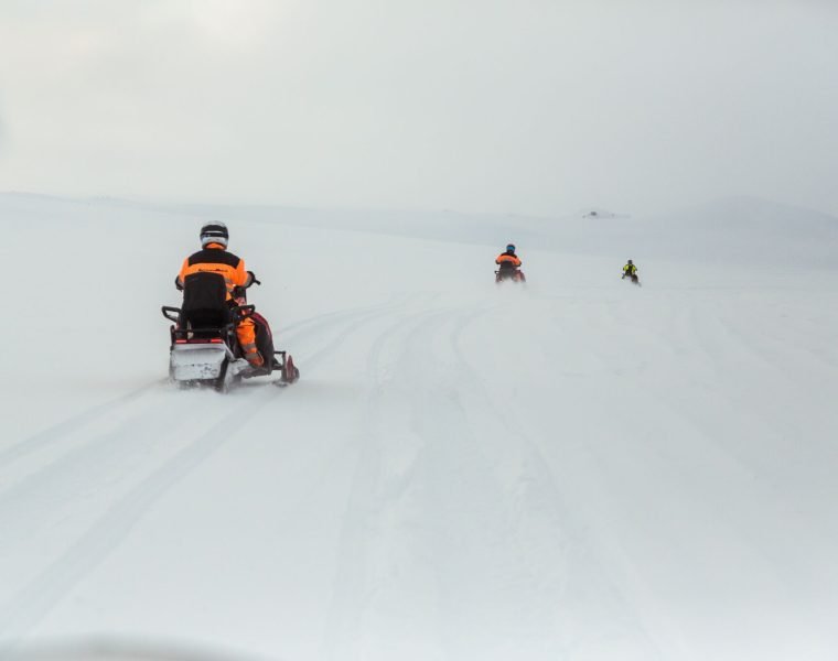 Glacier Snowmobiling & Ice Cave from Geysir Area