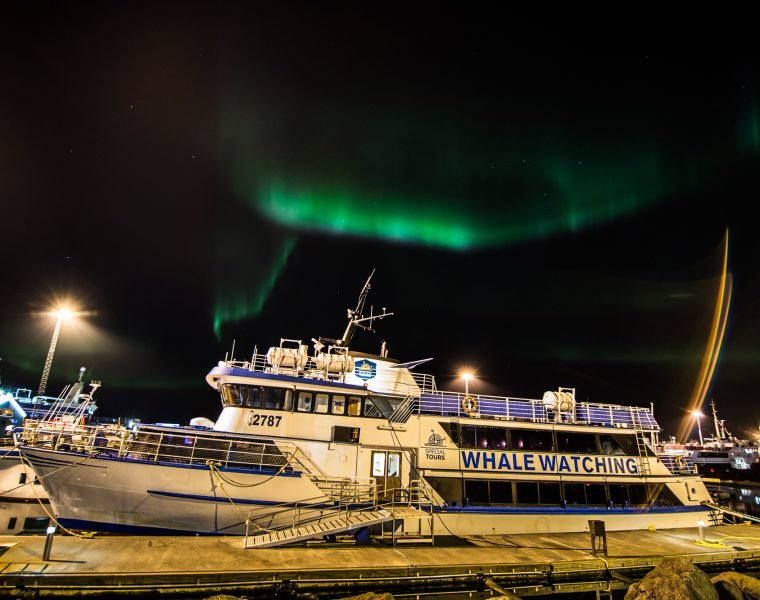 Northern Lights by Boat