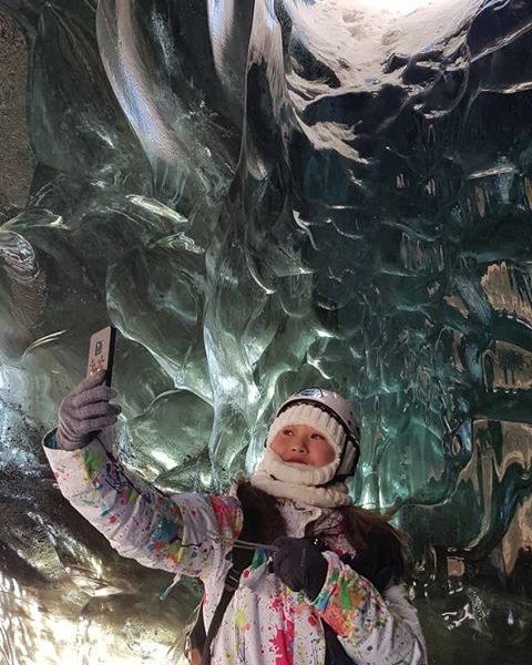 Blue Ice Cave Adventure