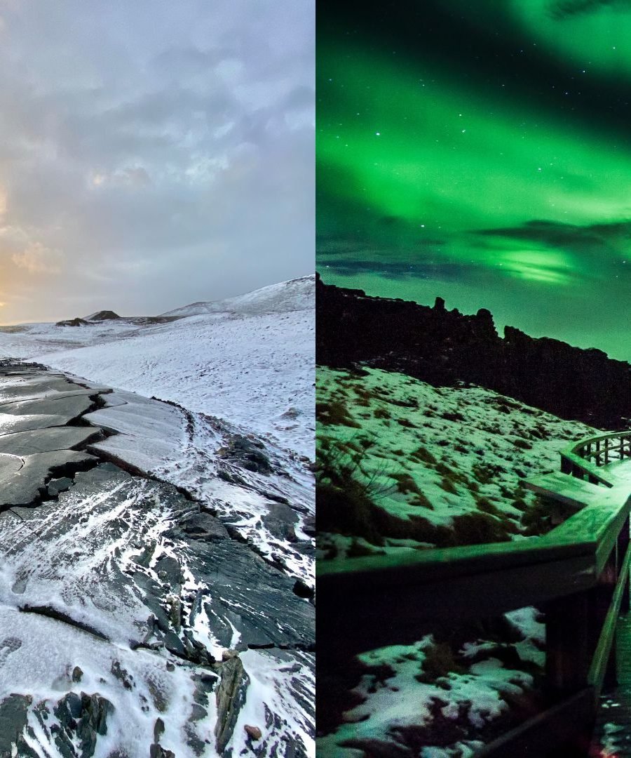 Volcano Hike & Northern Lights Tour