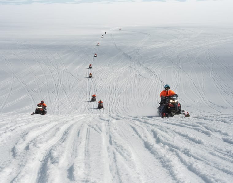 Into The Glacier – With Snowmobiling From Húsafell
