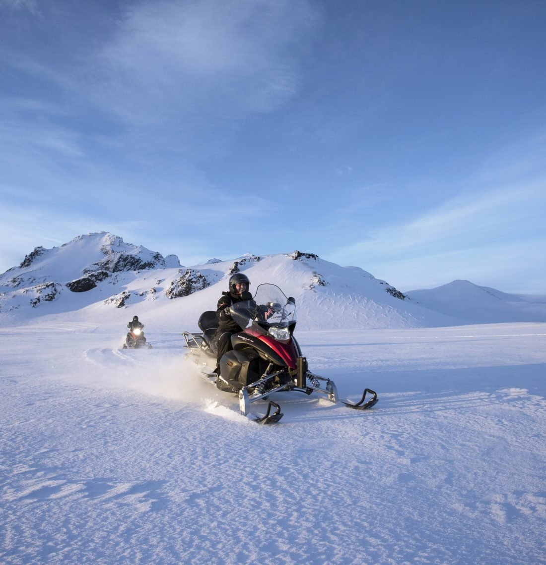 Golden Circle & Glacier Snowmobiling