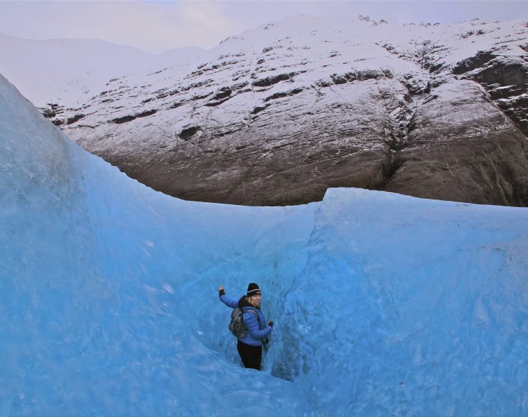 Blue Ice Cave Adventure