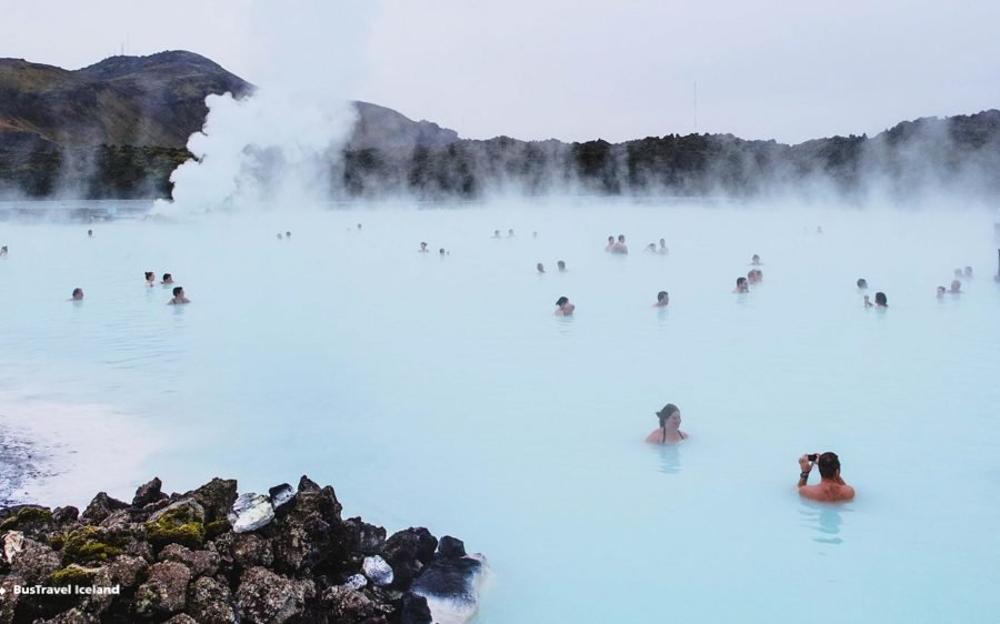 Volcano Eruption Site & Blue Lagoon Admission Tour