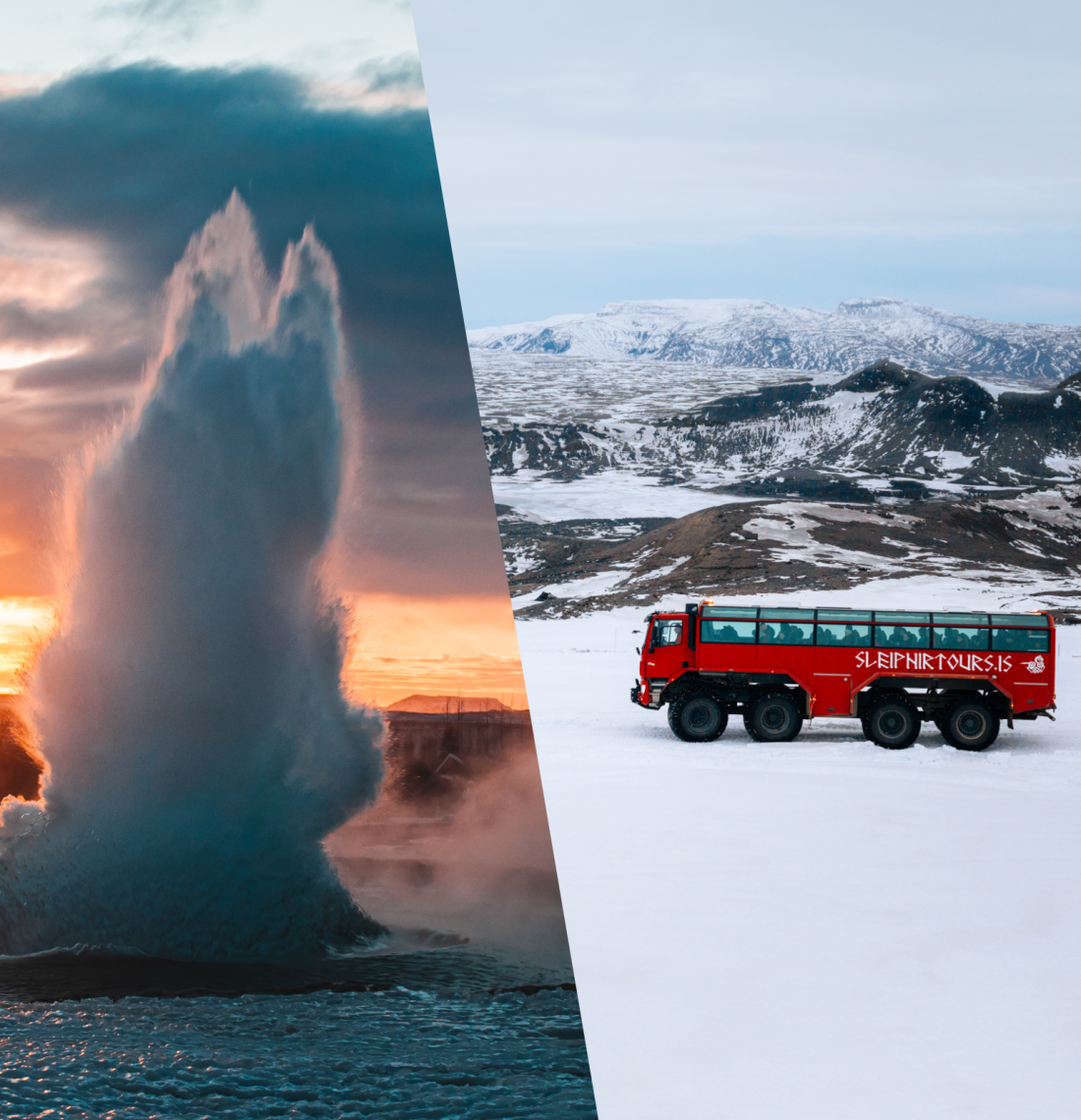 Golden Circle + Monster Truck Glacier Adventure from Reykjavik
