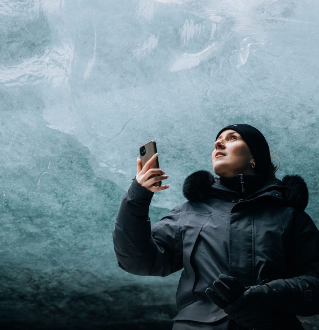 Ice Cave and Glacier Tour in Glacier Monster Truck from Gullfoss
