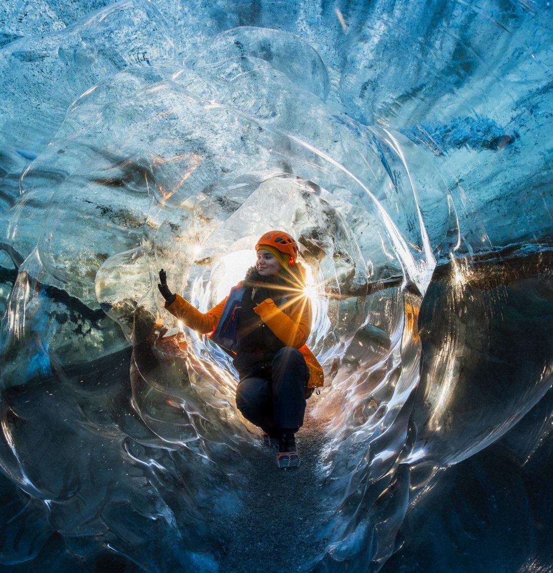 Crystal Ice Cave Tour