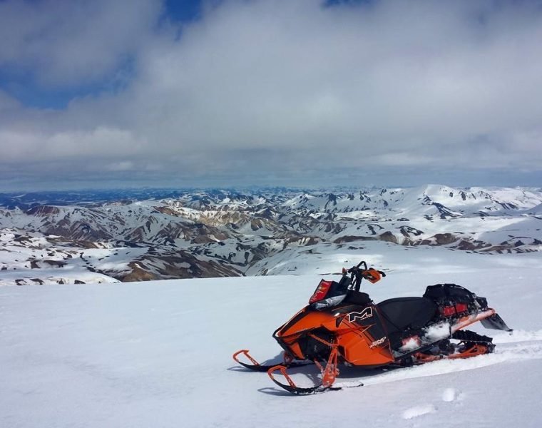 Landmannalaugar highland Snowmobiling tour
