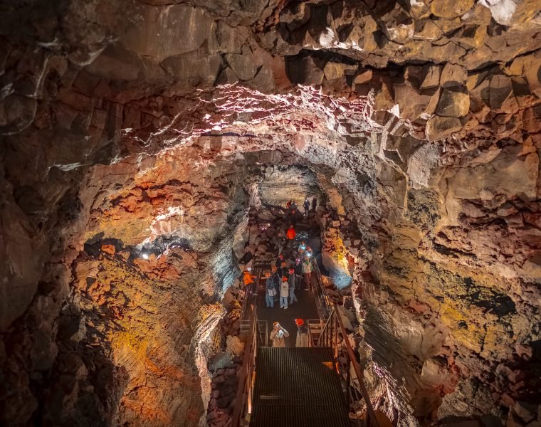 Volcanic Caves and Craters: The Lava Tunnel, Grindavík & Reykjanes Lava Fields Combo Tour